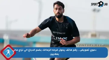 دعوى تعويض.. رقم هاتف يحول فرحة الزمالك بضم الدباغ إلى نزاع مالي بملايين